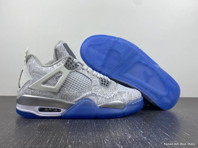 Kick Theory Anniversary 705333-105 Jordan Retro 4 30th Laser 0803